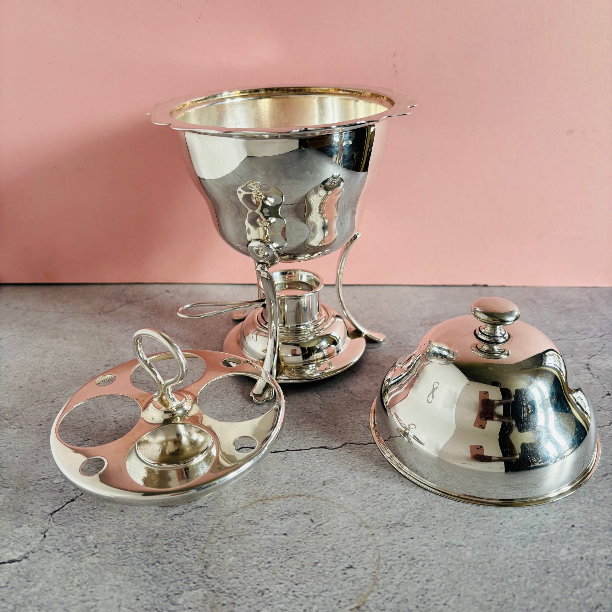 Antique Silver Egg Coddler | Walker & Hall | The Urban Vintage Affair