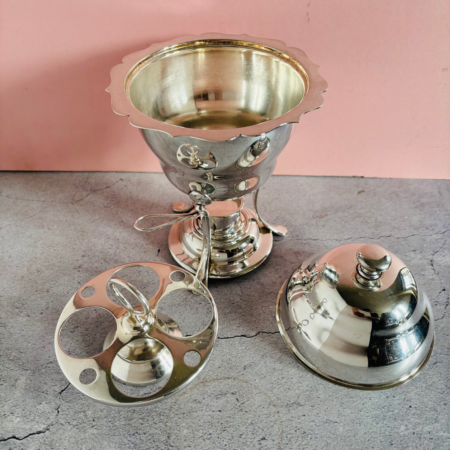 Antique Silver Egg Coddler | Walker & Hall | The Urban Vintage Affair