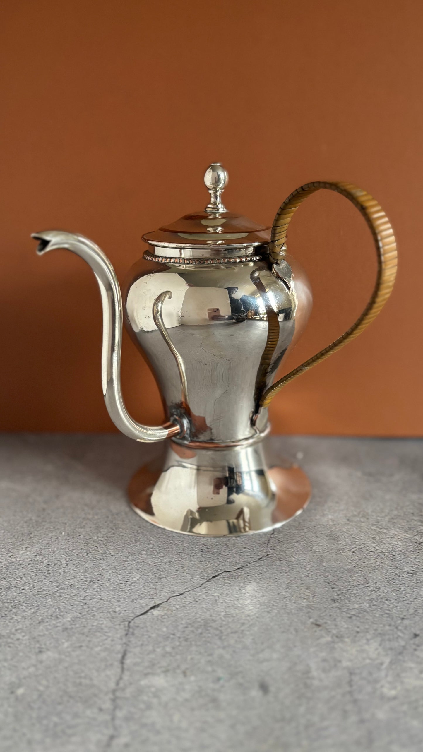The Punk Bernie - Silver Plate Argyle Gravy Jug