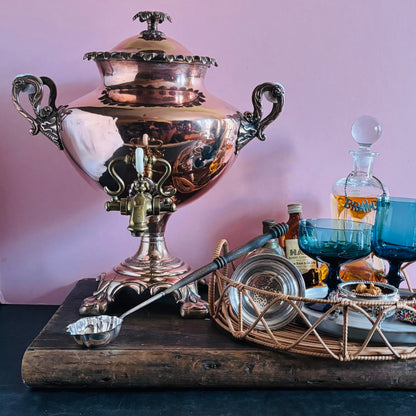 Antique Copper Samovar | Functional Hot Water Urn