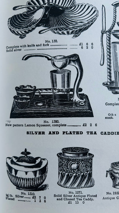 The Duchess Bobby - Antique Silver and Wooden Lemon Juicer
