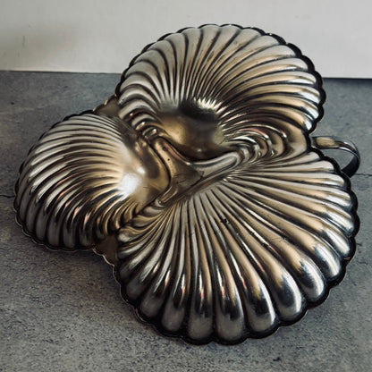 Antique Silver Shell Shape Serving Dish | The Urban Vintage Affair