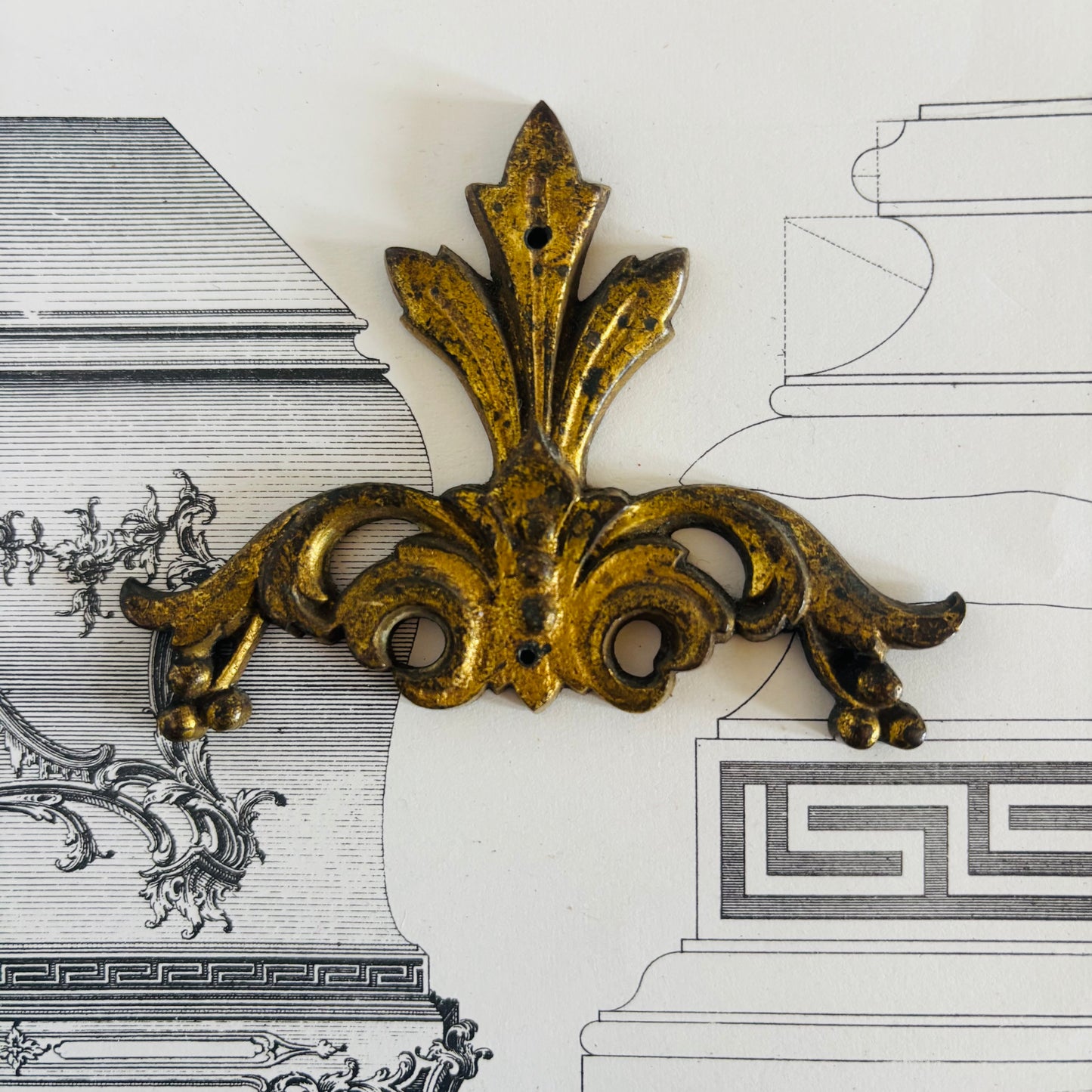 The Pimp Edith  - Antique Small Decorative Brass Plaques