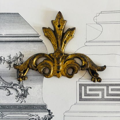 The Pimp Edith  - Antique Small Decorative Brass Plaques