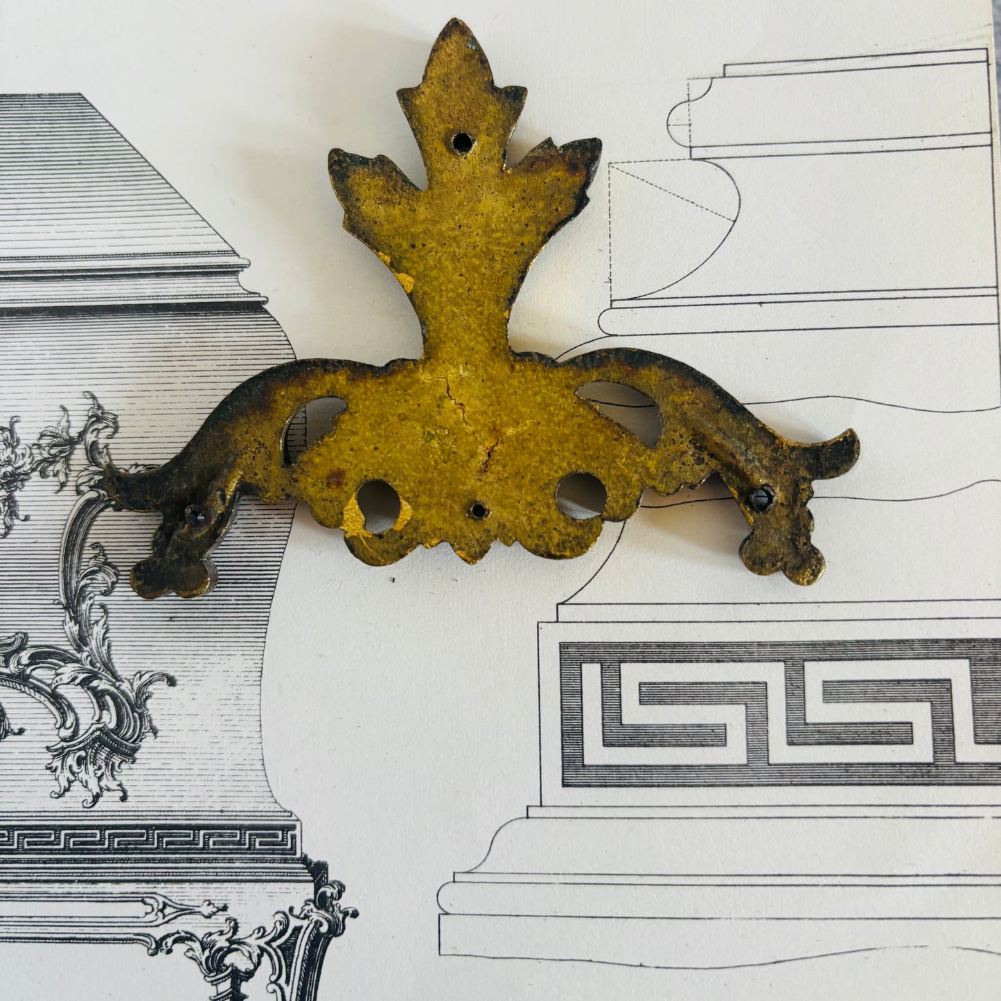 The Pimp Edith  - Antique Small Decorative Brass Plaques