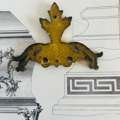The Pimp Edith  - Antique Small Decorative Brass Plaques