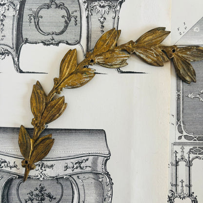 The Pimp Lola  - Antique Laurel Decorative Brass Plaque