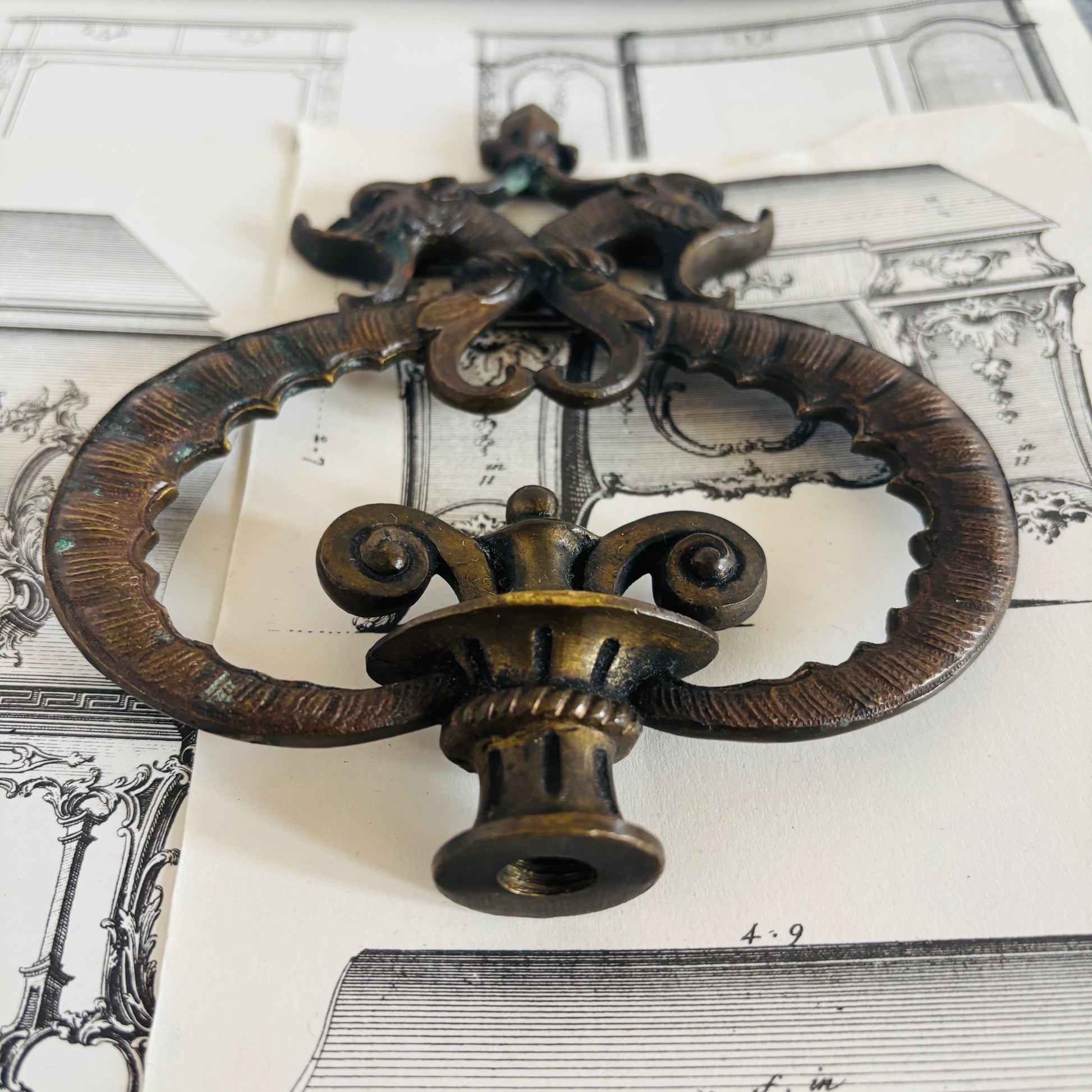 Antique Decorative Salvage Bronze Finial | The Urban Vintage Affair