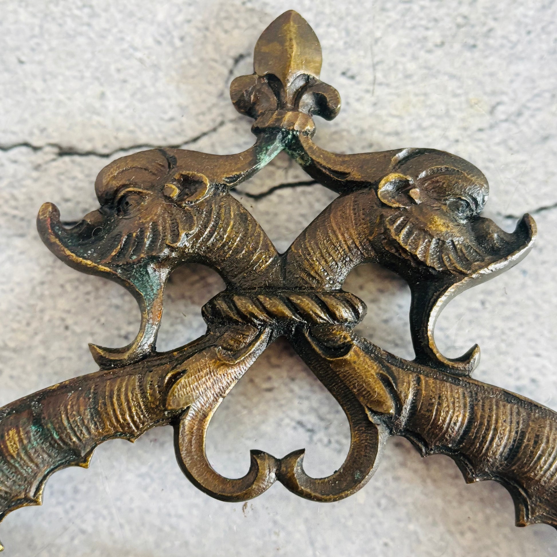Antique Decorative Salvage Bronze Finial | The Urban Vintage Affair