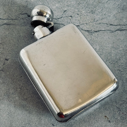 The Artist Trish - Antique Silver Plated Pocket Hip Flask