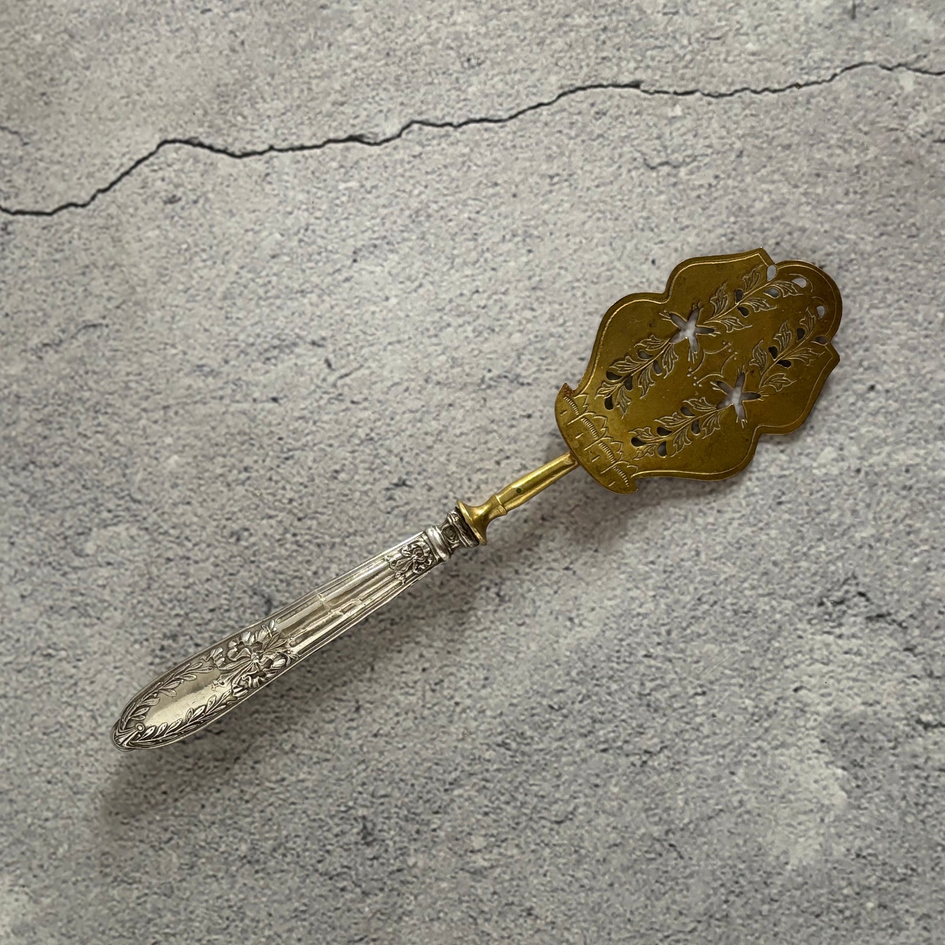Antique Silver French Dessert Hors D'Oeuvre Spoon, The Urban Vintage Affair