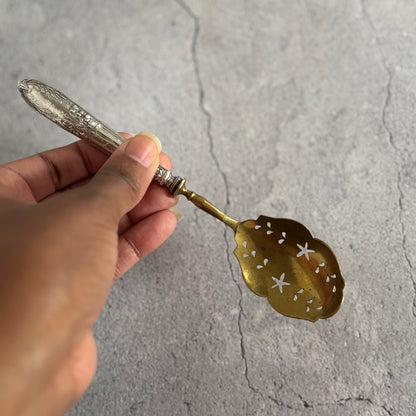 Antique Silver French Dessert Hors D'Oeuvre Spoon, The Urban Vintage Affair