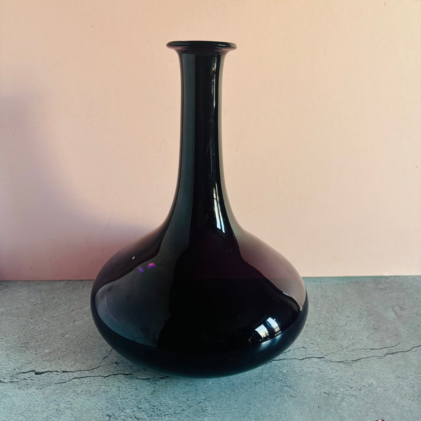 The Artist Christine - Antique Amethyst Glass Decanter