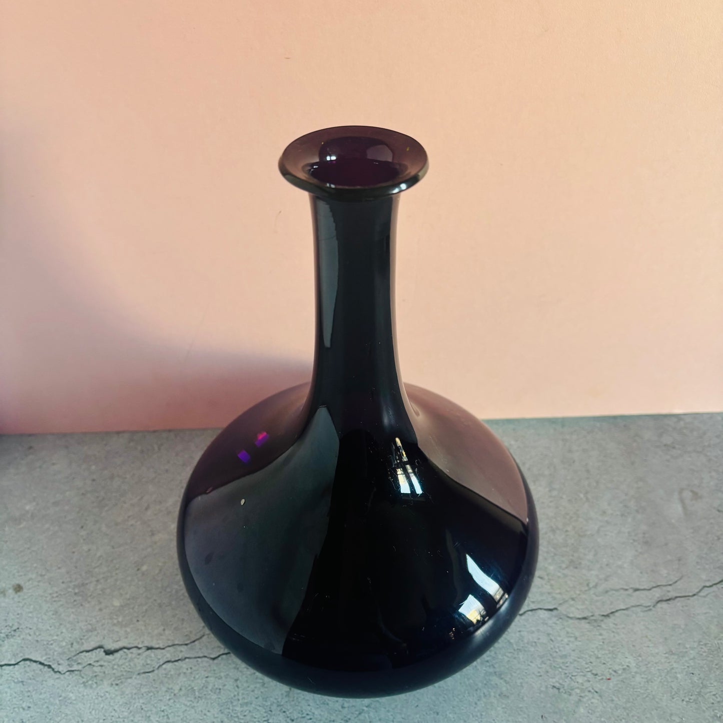 The Artist Christine - Antique Amethyst Glass Decanter