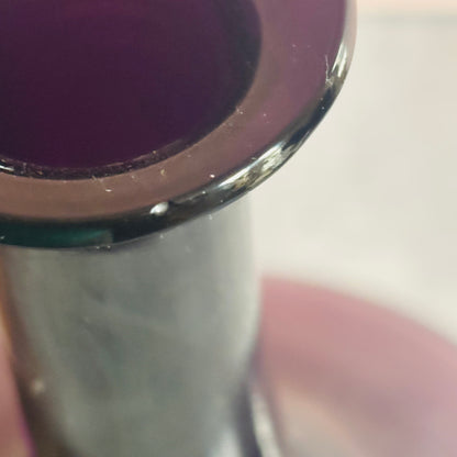 The Artist Christine - Antique Amethyst Glass Decanter