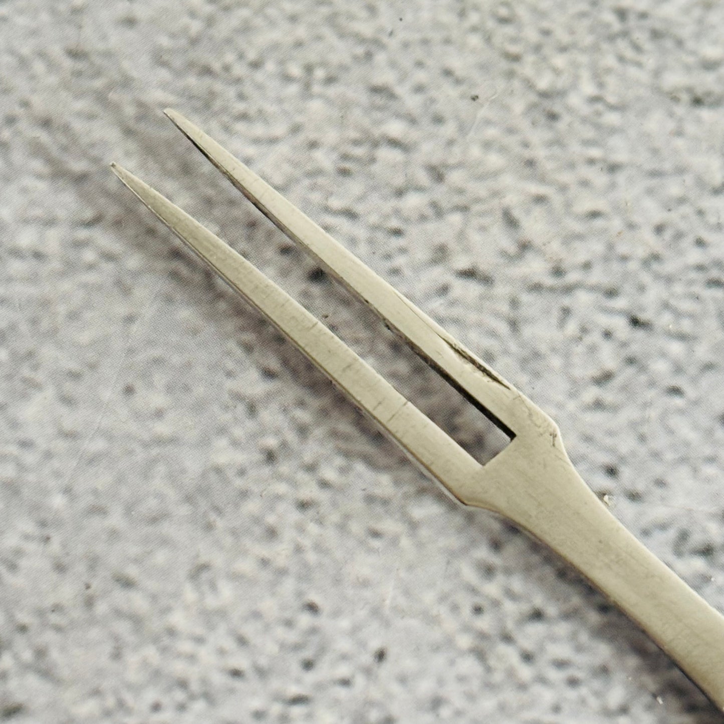 Antique Silver Folding Fork Georgian Mother of Pearl Travel Fork