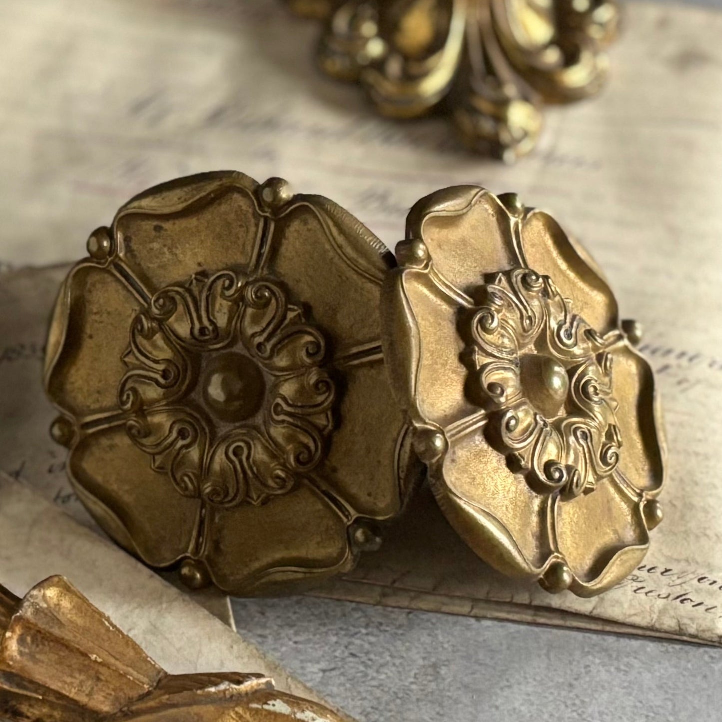 The Pimp Sal - Decorative Brass Salvage Rosettes