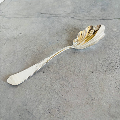 Antique Silver Plate Preserves Spoon | The Urban Vintage Affair