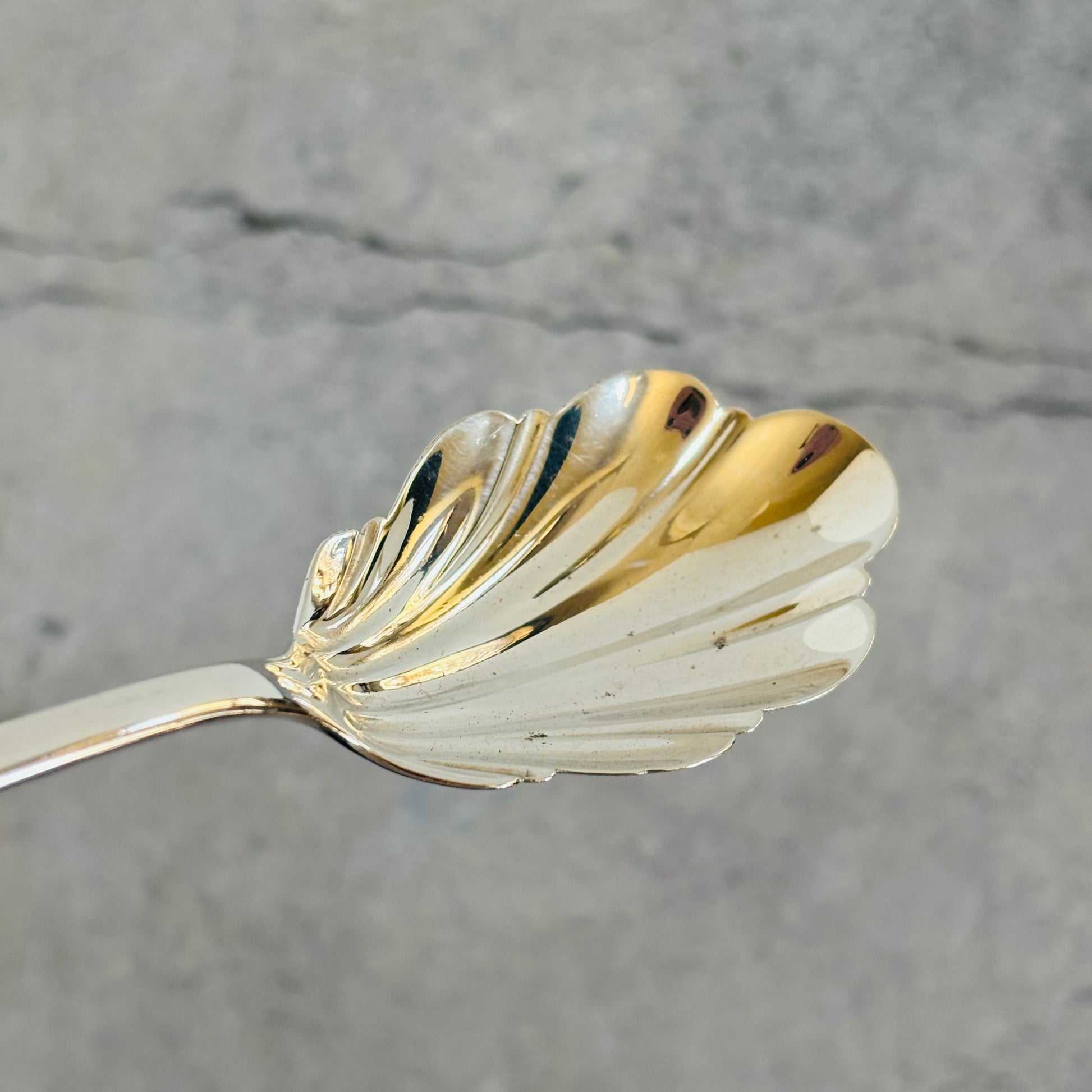 Antique Silver Plate Preserves Spoon | The Urban Vintage Affair