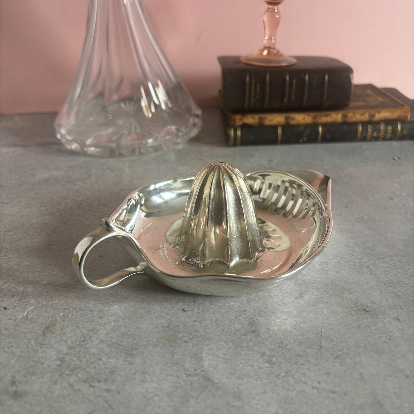 Rare Antique Silver Lemon Juicer Jug 