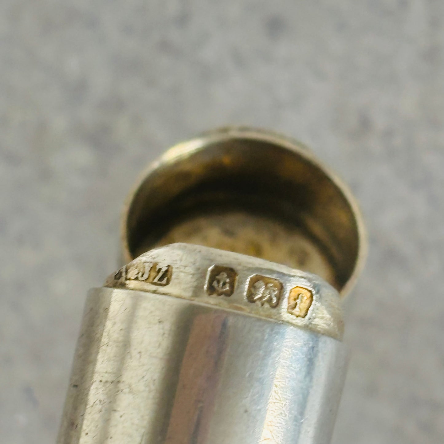Antique Silver and Amber Cheroot Holder and Case | Pendant 