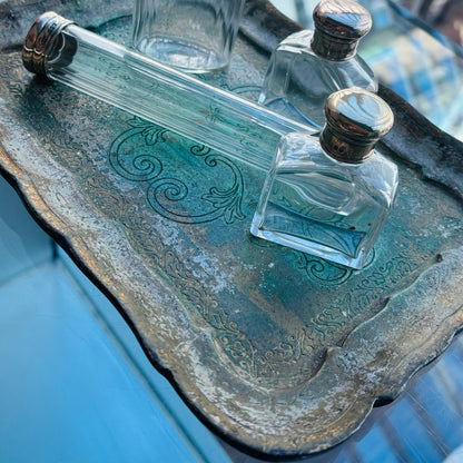 The Tattooist Simon - Small Distressed Papier Mache Tray