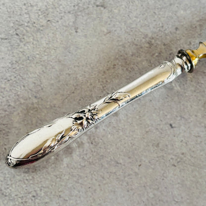 French Antique Silver Butter Knife | Art Nouveau | The Urban Vintage Affair