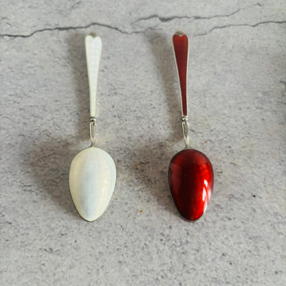 The Headhunter Martha - Sterling Silver Enamel Coffee Spoon