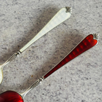The Headhunter Martha - Sterling Silver Enamel Coffee Spoon