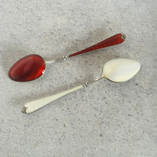 The Headhunter Martha - Sterling Silver Enamel Coffee Spoon