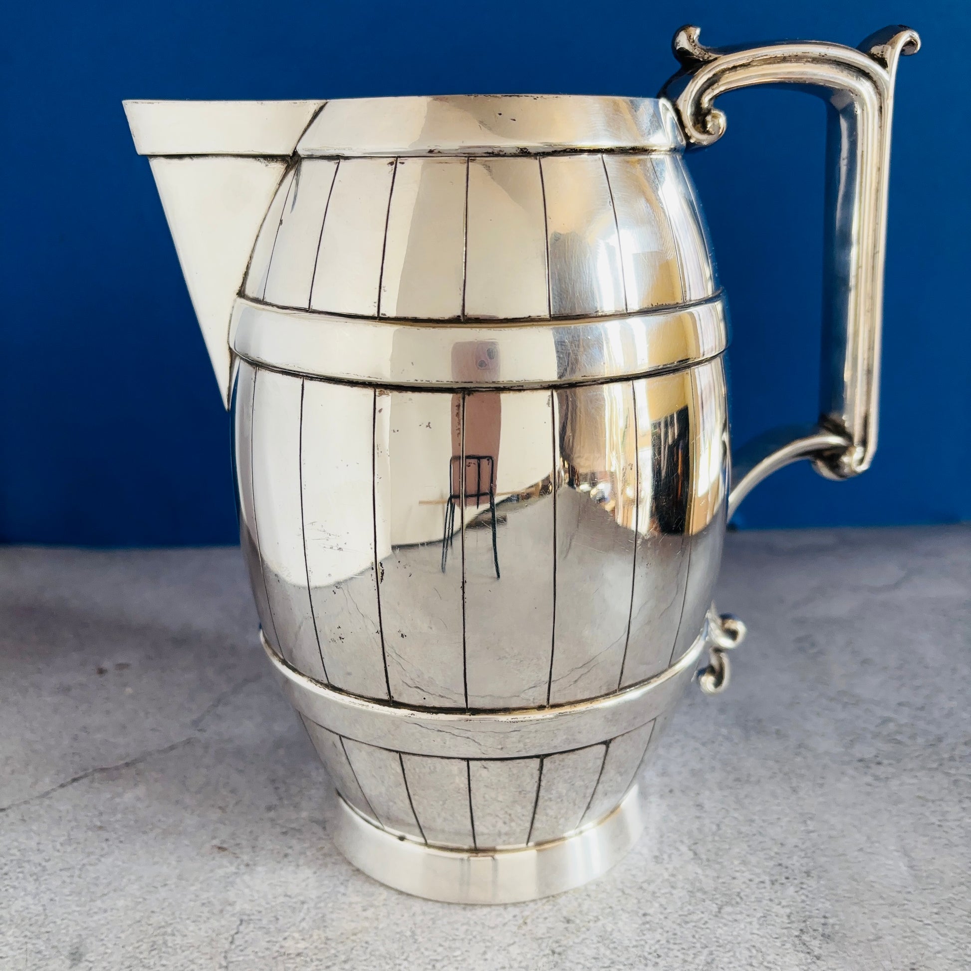 Large Antique Pitcher Jug | Flower Vase | The Urban Vintage Affair