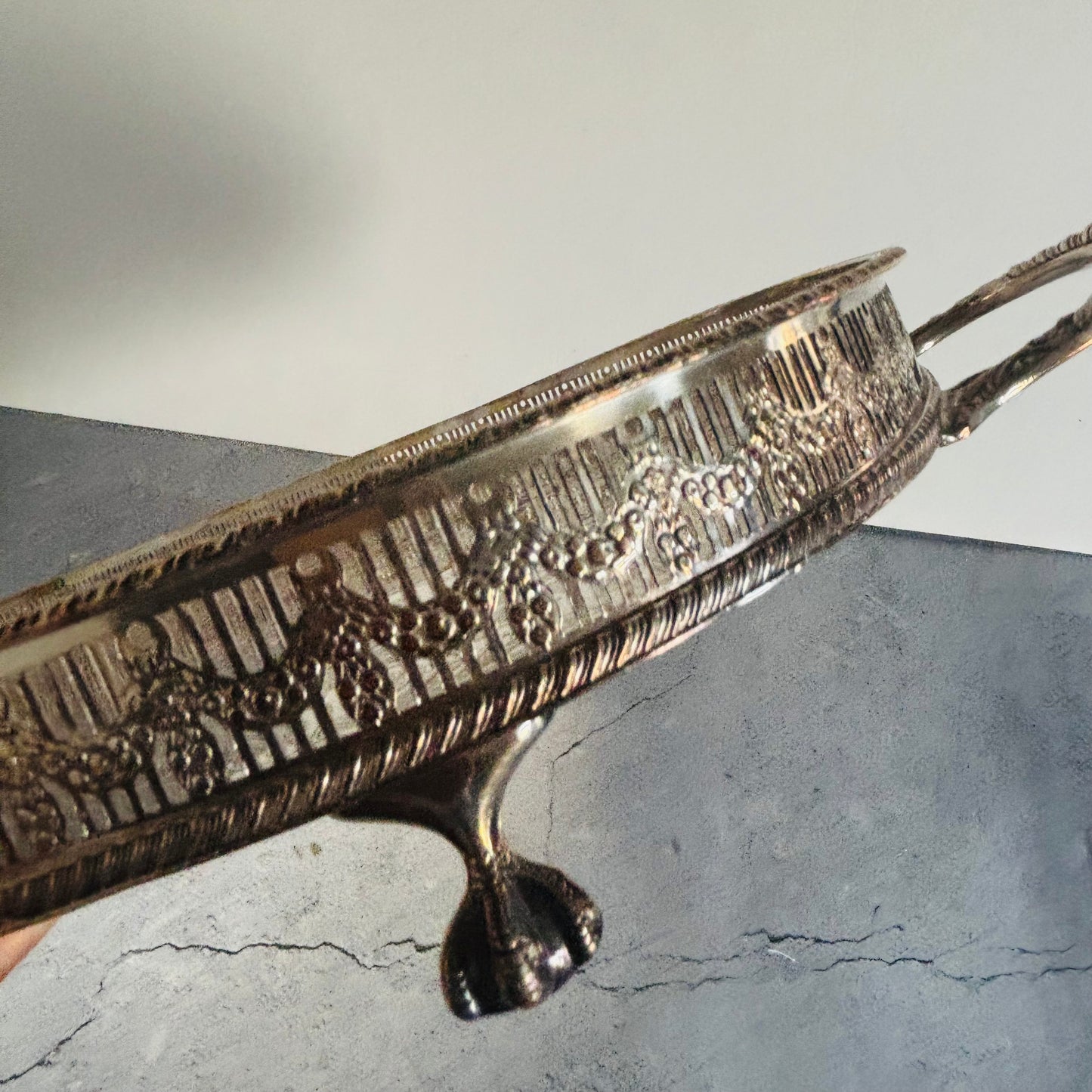 The Director Melanie- Vintage Silver Plate Tray