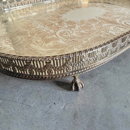 The Director Melanie- Vintage Silver Plate Tray