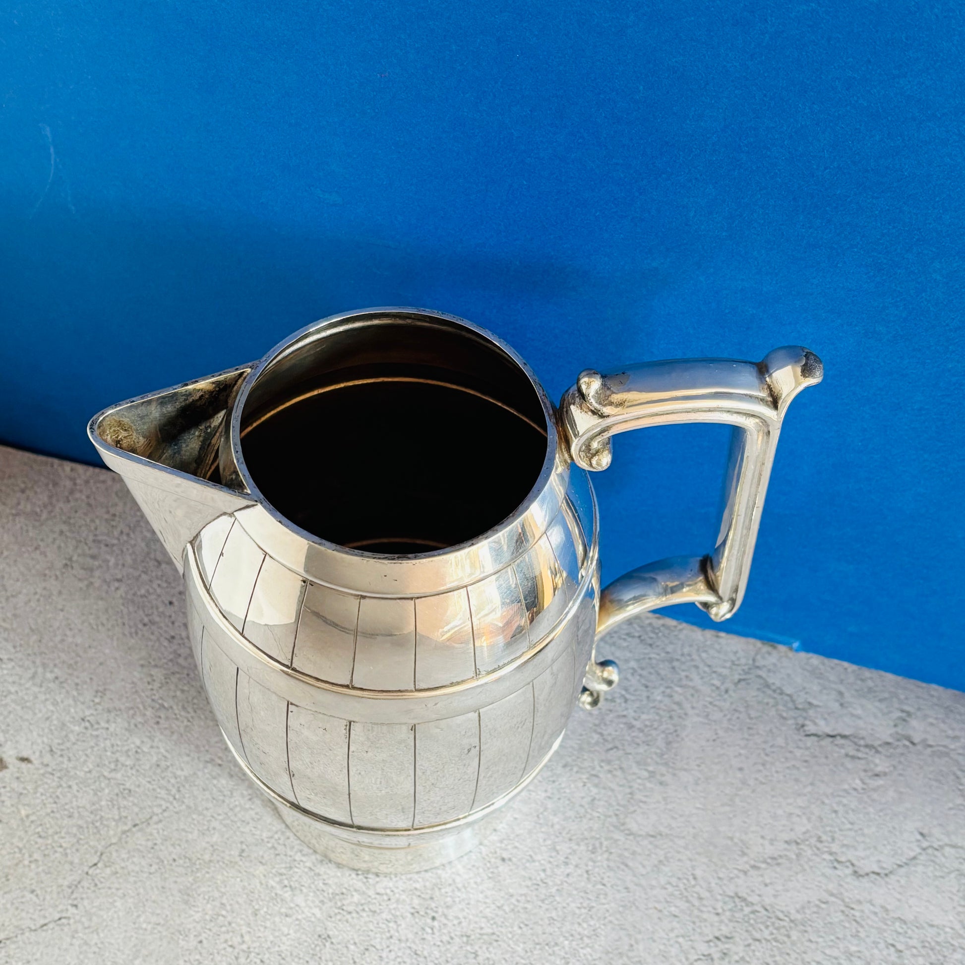 Large Antique Pitcher Jug | Flower Vase | The Urban Vintage Affair