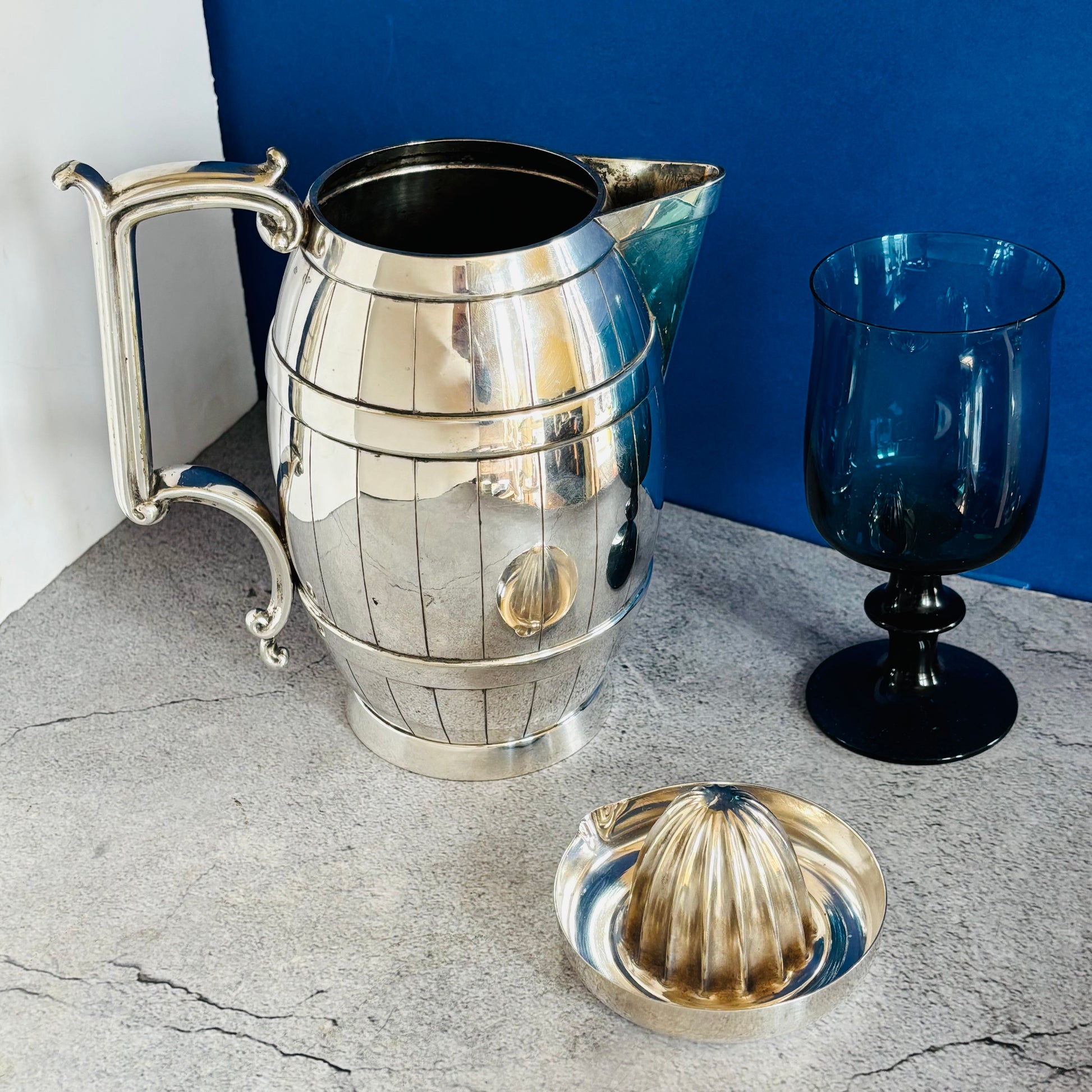 Large Antique Pitcher Jug | Flower Vase | The Urban Vintage Affair