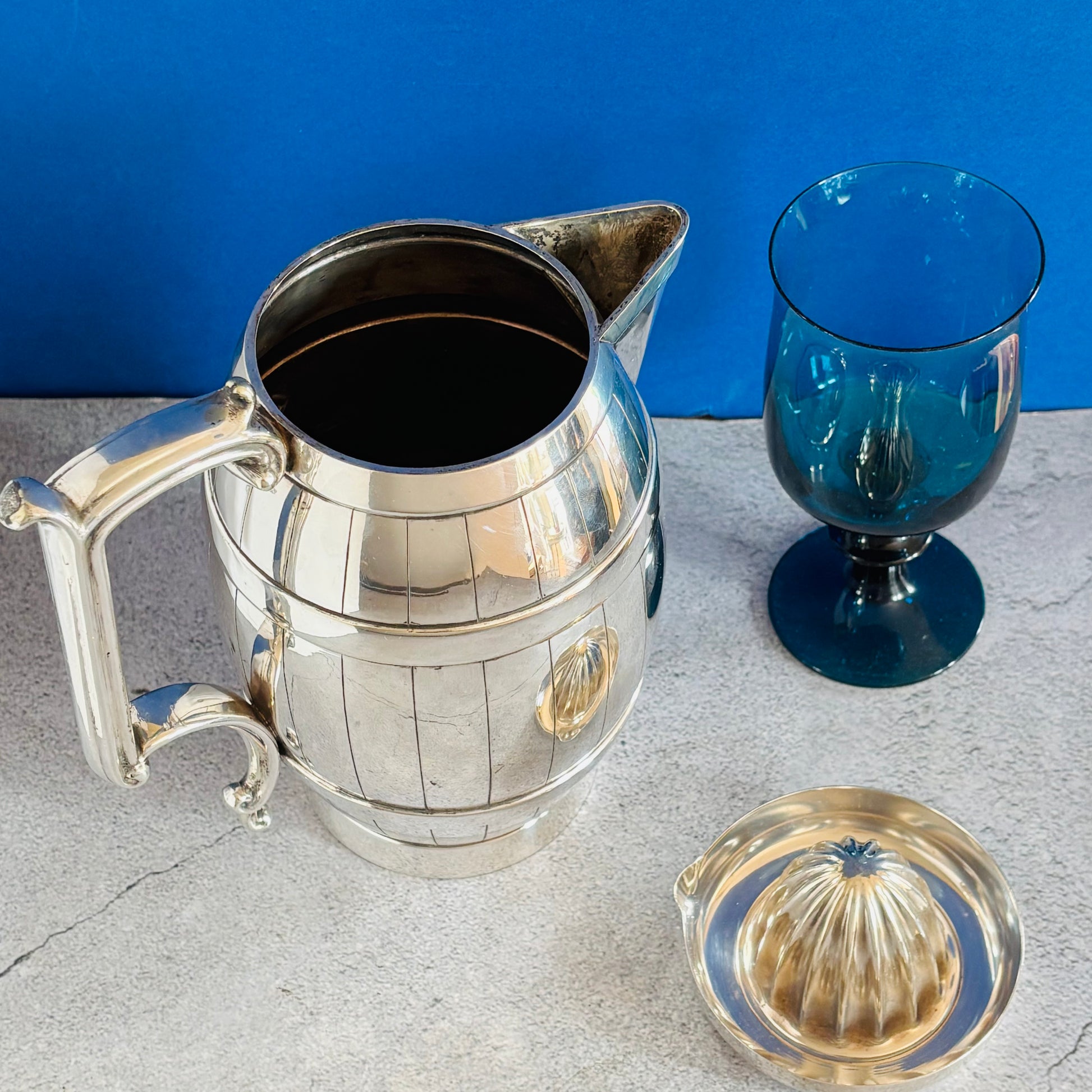 Large Antique Pitcher Jug | Flower Vase | The Urban Vintage Affair