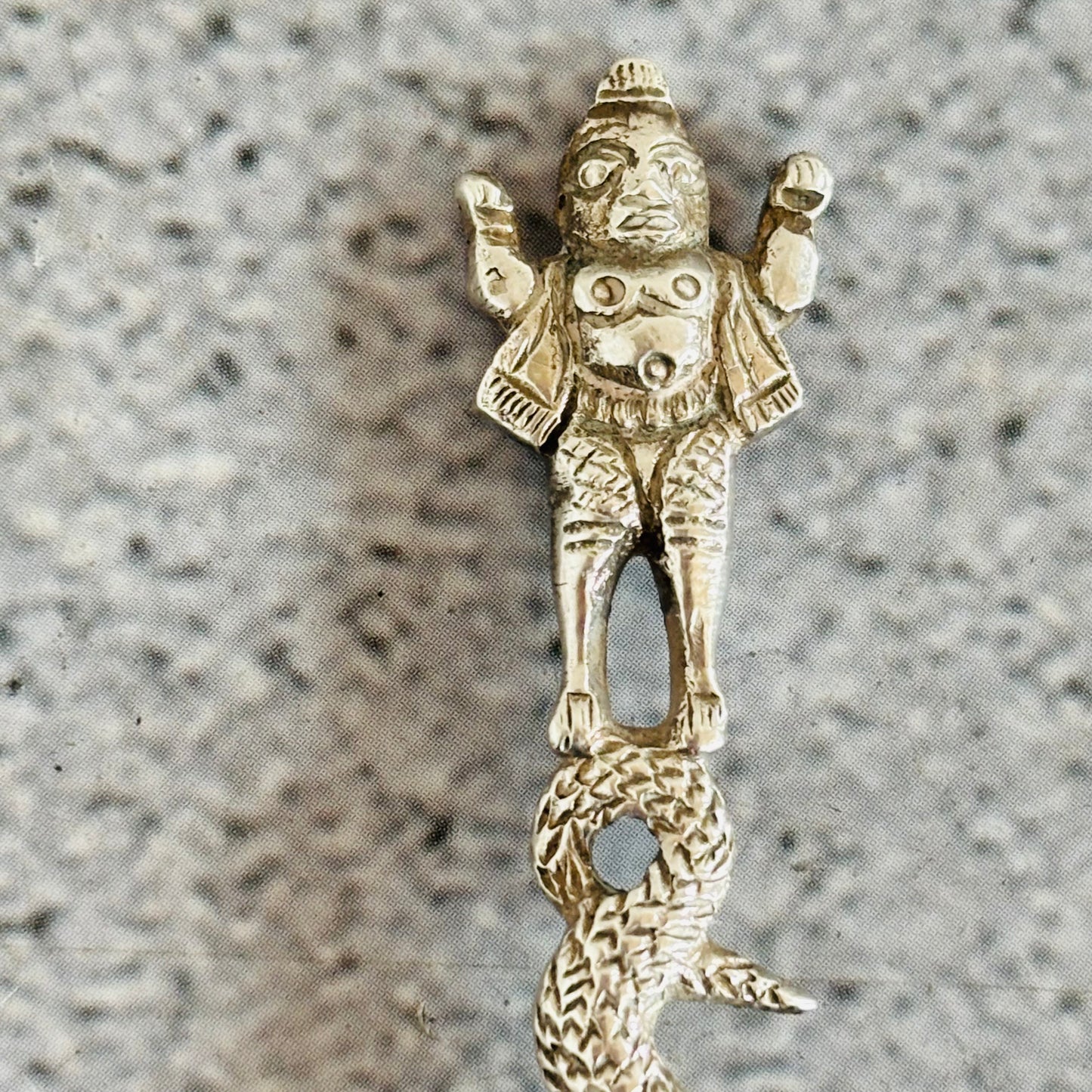 Antique Silver Snake Salt Spoons Stunning and Tiny