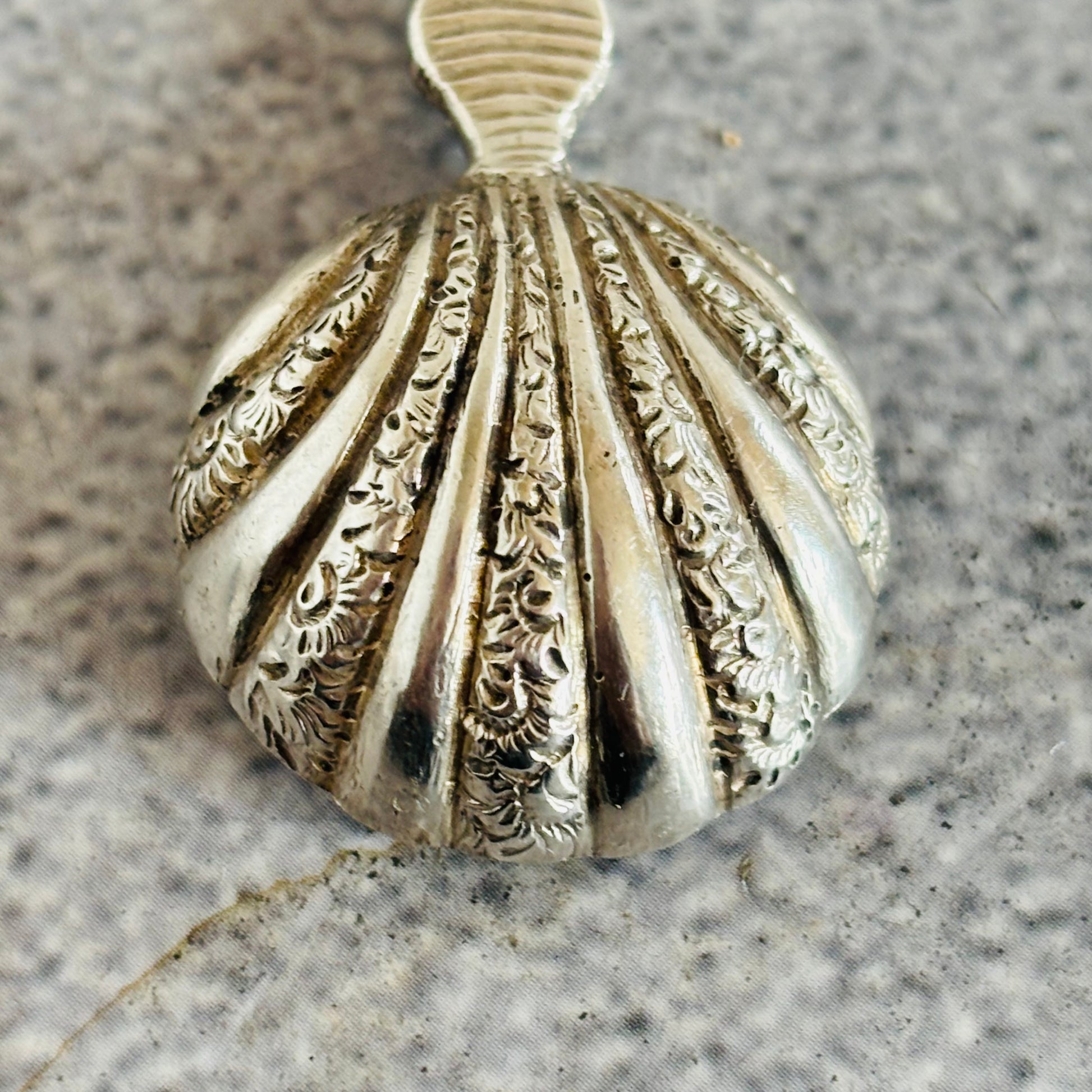 Antique Silver Snake Salt Spoons Stunning and Tiny