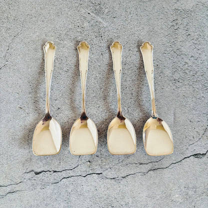 Silver Ice Cream Spoons Italian silver 800 | The Urban Vintage Affair