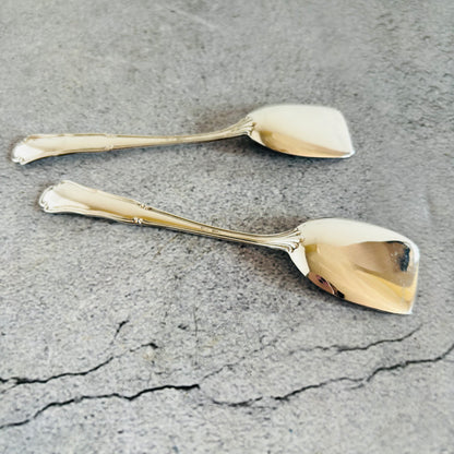 Silver Ice Cream Spoons Italian silver 800 | The Urban Vintage Affair