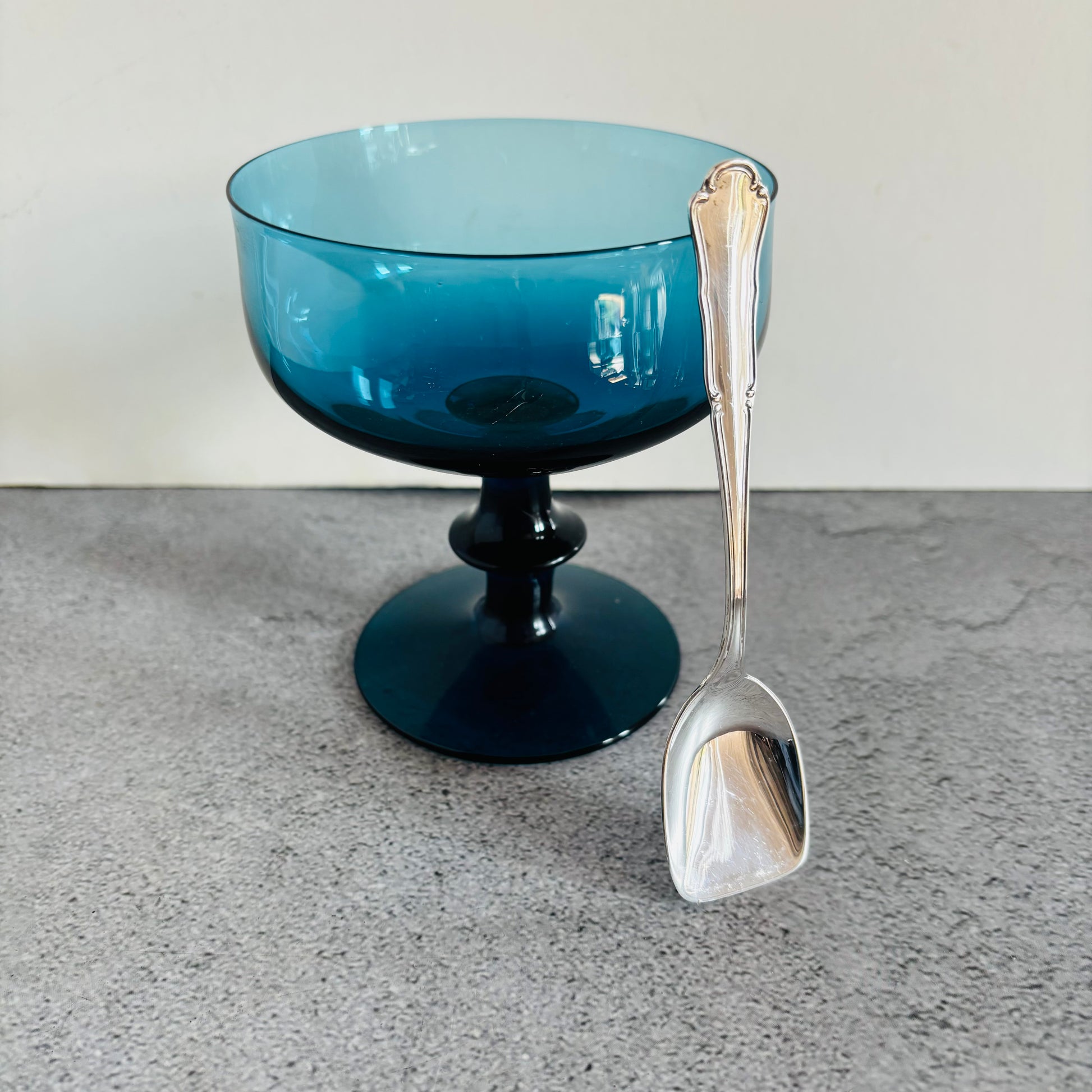 Silver Ice Cream Spoons Italian silver 800 | The Urban Vintage Affair