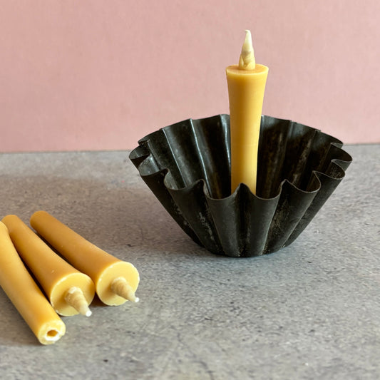 Miniature Hand Dipped Japanese Rice Wax Candles | The Urban Vintage Affair