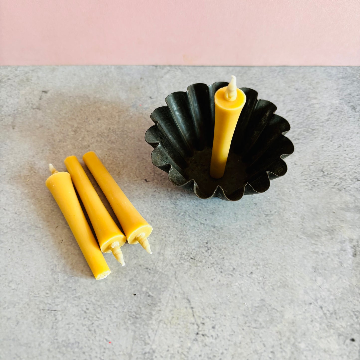 Miniature Hand Dipped Japanese Rice Wax Candles | The Urban Vintage Affair