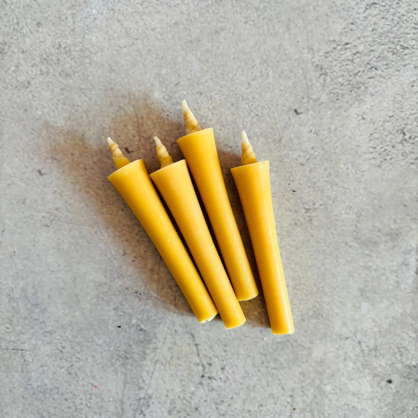 Miniature Hand Dipped Japanese Rice Wax Candles | The Urban Vintage Affair