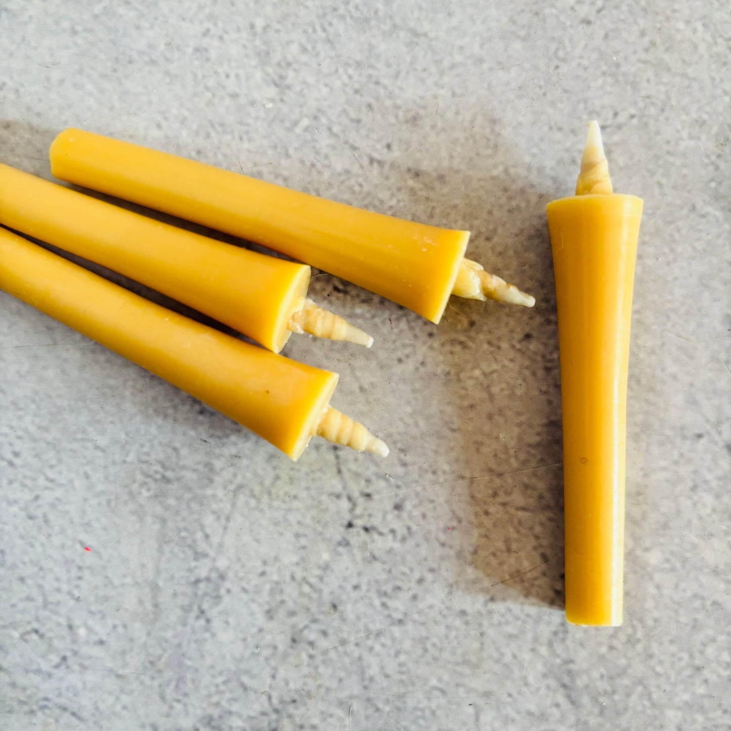 Miniature Hand Dipped Japanese Rice Wax Candles | The Urban Vintage Affair