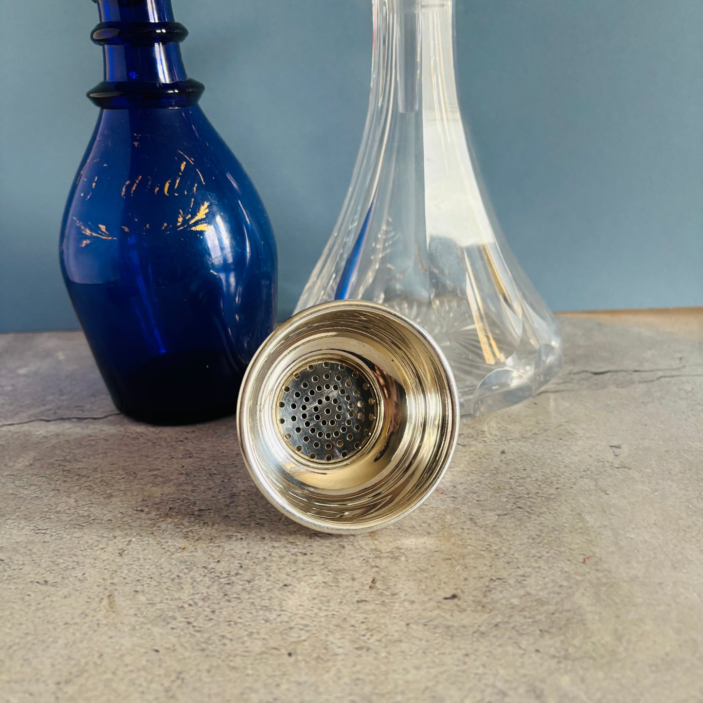 The Director Remi - Antique Wine & Port Funnel Strainer