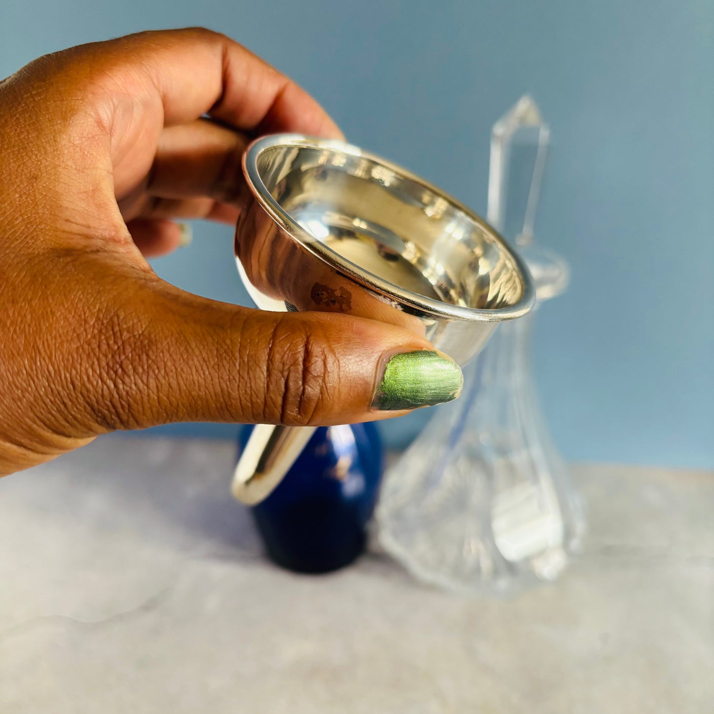 The Director Remi - Antique Wine & Port Funnel Strainer
