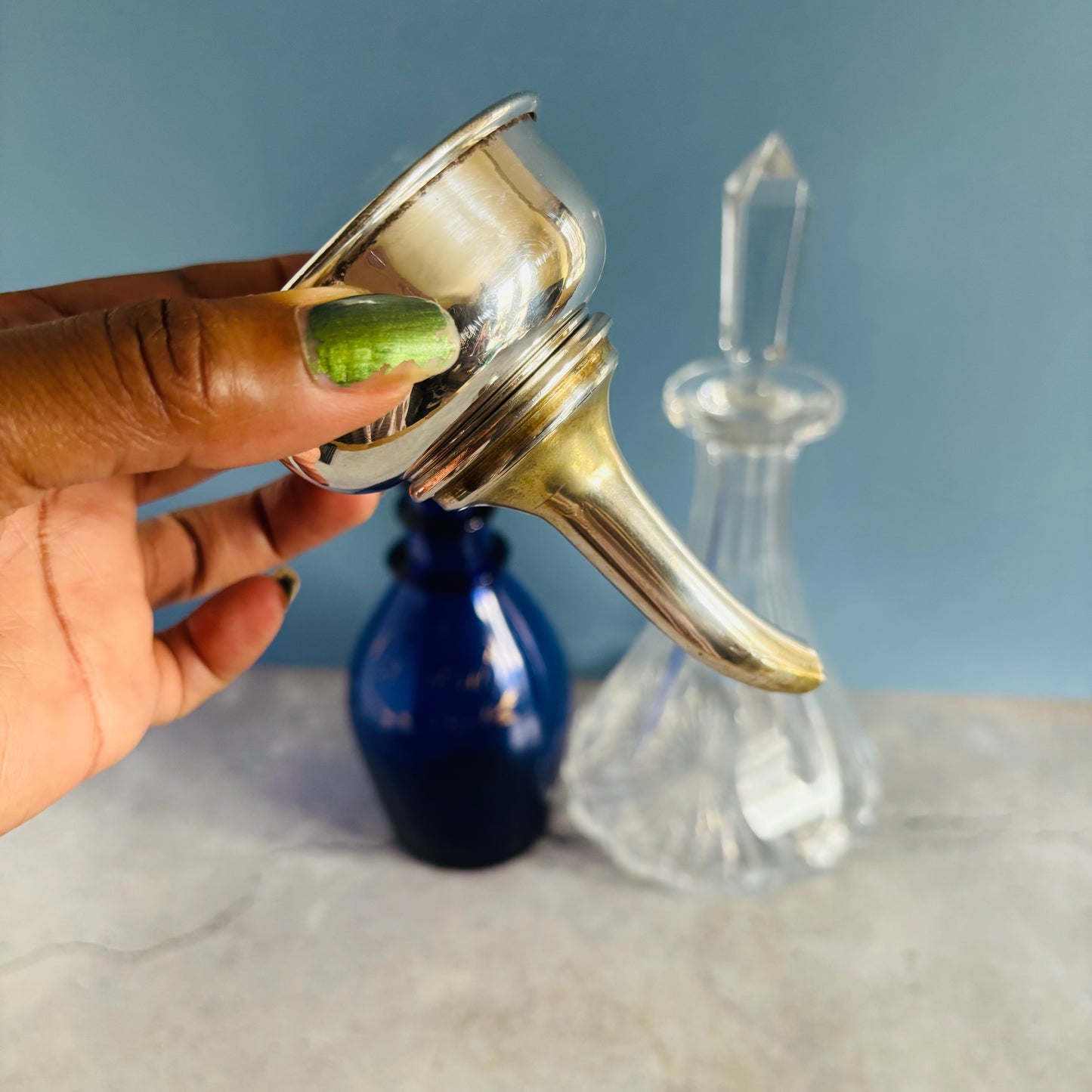 The Director Remi - Antique Wine & Port Funnel Strainer
