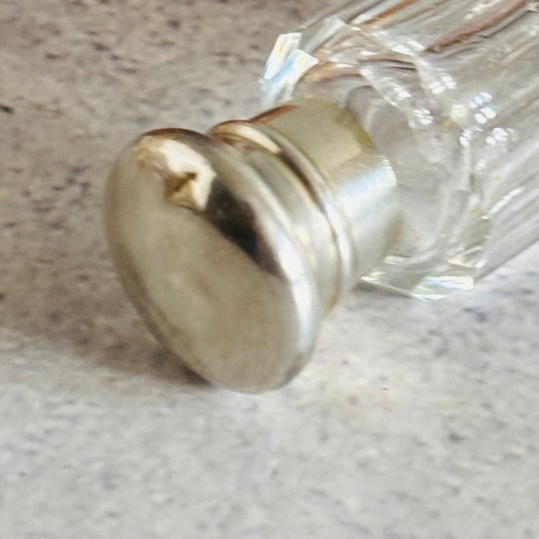 The Mixologist Tilly - Antique Glass Double Ended Scent Bottle & Case