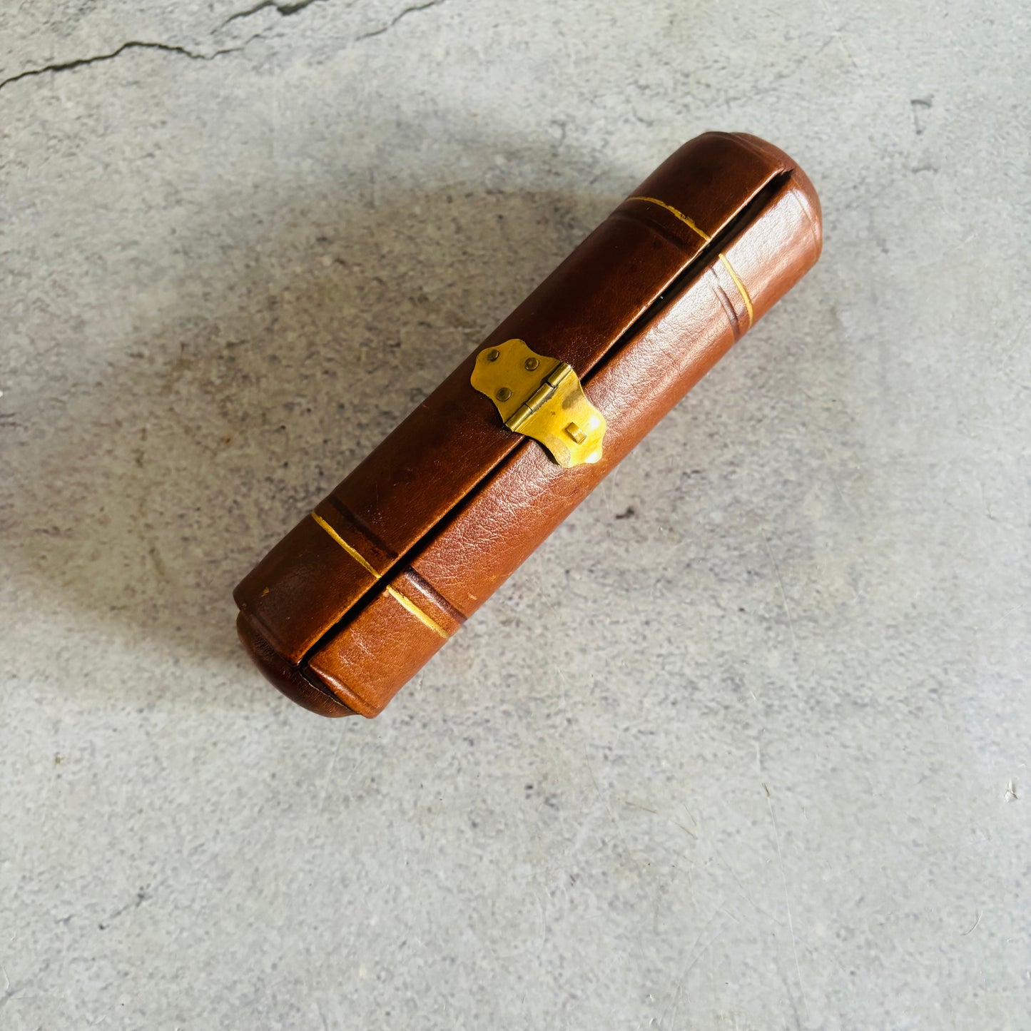The Mixologist Tilly - Antique Glass Double Ended Scent Bottle & Case